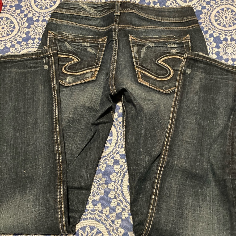 Silver jeans